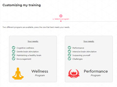 I want to choose my personalized training
