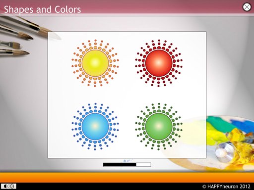 Screenshot: Shapes and Colors