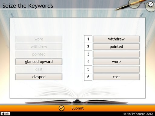Screenshot: Seize the Keywords