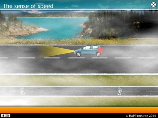 Screenshot: The sense of speed